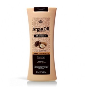 Шампунь для блеска волос с маслом арганы Argan Oil Греция Herbolive